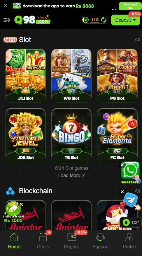 q98 game download guide