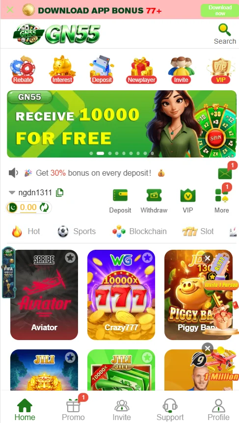 gn55 game rewards