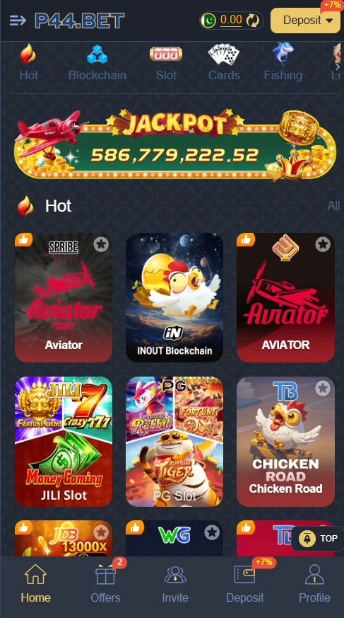 game categorizes in p44 game