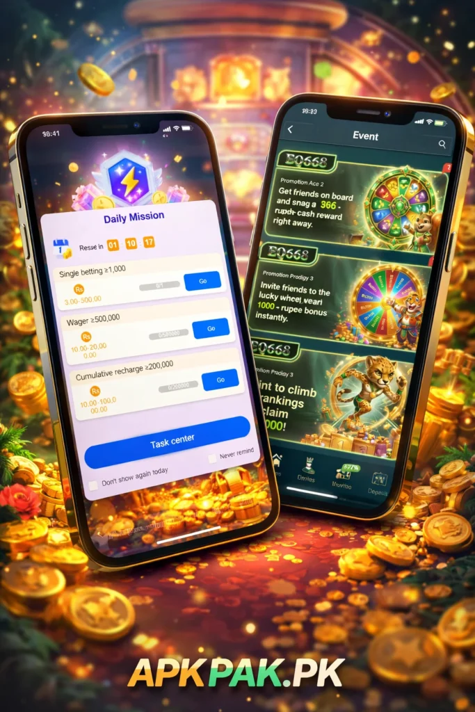 event and rewards of eq668 game