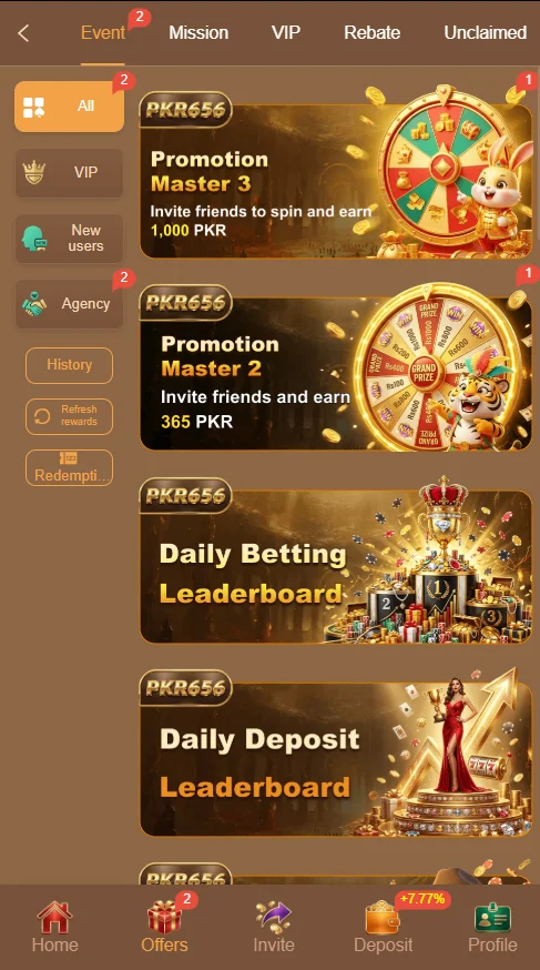 event center in pkr656 game