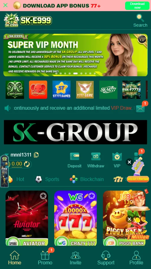 ske999 game dashboard