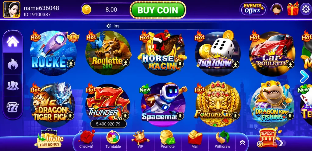 pkr92 game dashboard
