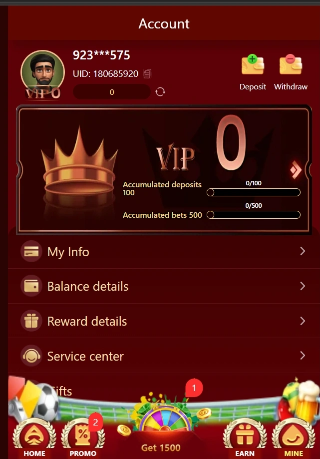 6ppp game Dashboard